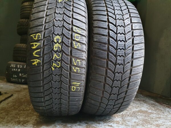 Шины бу 205 55 R16 Зима Sava