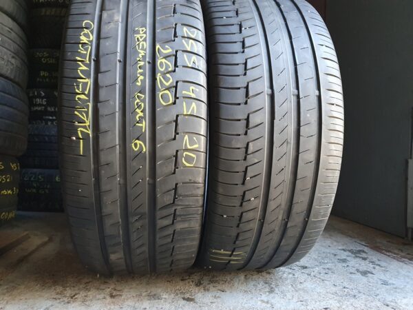 Шины бу 255 45 R20 Лето Continental