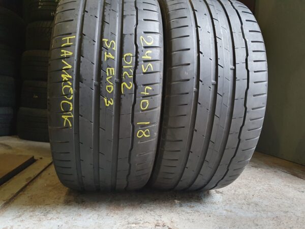 Шины бу 245 40 R18 Лето Hankook