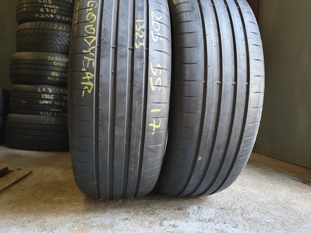 Шины бу 205 55 R17 Лето Goodyear Шины бу 205 55 R17 Лето Goodyear
